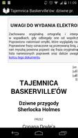 Tajemnica Baskerville'ów โปสเตอร์