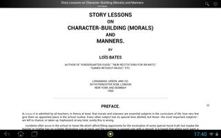 Character-Building and Manners capture d'écran 2