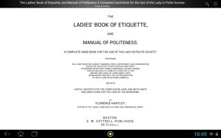 Ladies' Book of Etiquette capture d'écran 2