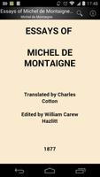 Essays of Montaigne Affiche