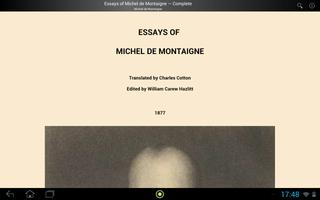 Essays of Montaigne capture d'écran 2