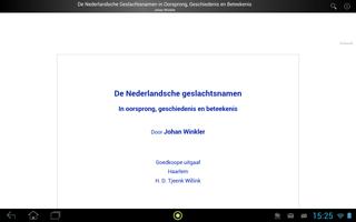 برنامه‌نما Nederlandsche geslachtsnamen عکس از صفحه