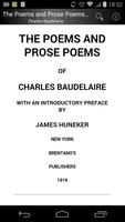 Poems of Charles Baudelaire Affiche