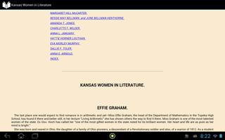 3 Schermata Kansas Women in Literature