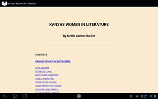 Kansas Women in Literature تصوير الشاشة 2