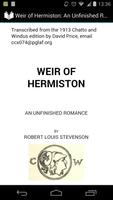 Weir of Hermiston Affiche