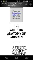 Poster Artistic Anatomy of Animals