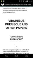 Virginibus Puerisque Affiche