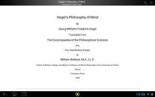 Hegel's Philosophy of Mind screenshot 2