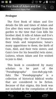 The First Book of Adam and Eve screenshot 1