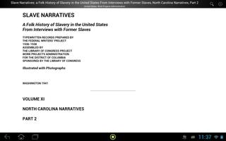 Slave Narratives 11-2 اسکرین شاٹ 2