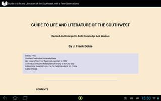 Southwest Life and Literature Screenshot 2