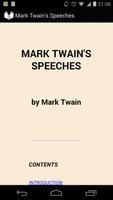 Mark Twain's Speeches plakat