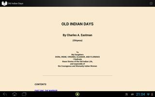 برنامه‌نما Old Indian Days عکس از صفحه