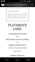 Plutarch's Lives Volume 4 poster