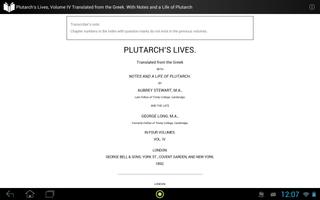 Plutarch's Lives Volume 4 capture d'écran 2