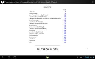 Plutarch's Lives Volume 4 capture d'écran 3