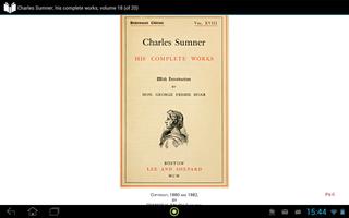 برنامه‌نما Charles Sumner volume 18 عکس از صفحه