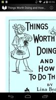Things Worth Doing Affiche