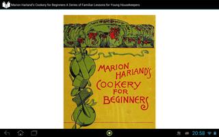 برنامه‌نما Marion Harland's Cookery for Beginners عکس از صفحه
