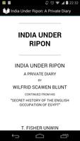 India Under Ripon Plakat