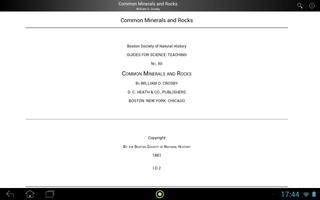 برنامه‌نما Common Minerals and Rocks عکس از صفحه