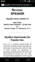 1 Schermata Beadle's Dime National Speaker