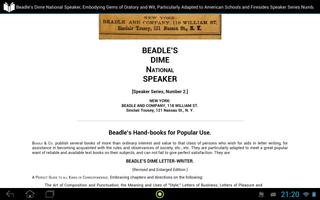 Beadle's Dime National Speaker screenshot 3