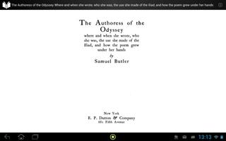 برنامه‌نما The Authoress of the Odyssey عکس از صفحه