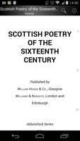 16th Century Scottish Poetry Plakat