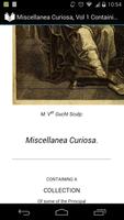 Miscellanea Curiosa, Vol 1 ภาพหน้าจอ 1