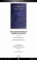 Oxford Book of American Essays Ekran Görüntüsü 2