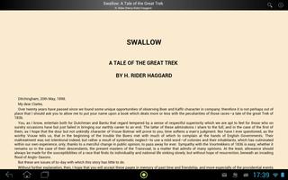 Swallow imagem de tela 2