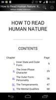 How to Read Human Nature screenshot 1