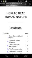 How to Read Human Nature تصوير الشاشة 1