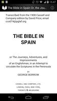 The Bible in Spain पोस्टर