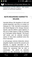 Memoirs of Harriette Wilson 스크린샷 1