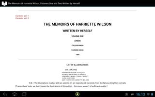 Memoirs of Harriette Wilson скриншот 2