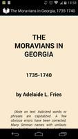 Moravians in Georgia Affiche