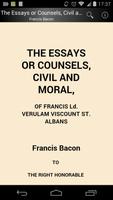 The Essays or Counsels, Civil and Moral Poster