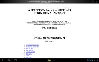 Guy De Maupassant, Vol. I اسکرین شاٹ 2