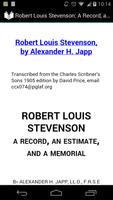 Poster Robert Louis Stevenson by Japp