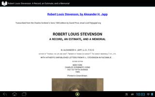 Robert Louis Stevenson by Japp screenshot 2