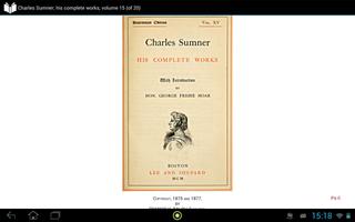 3 Schermata Charles Sumner volume 15