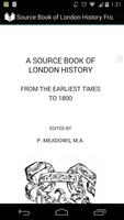 Source Book of London History poster