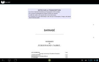 Barnabé by Ferdinand Fabre تصوير الشاشة 2