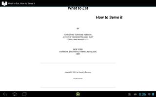 برنامه‌نما What to Eat, How to Serve it عکس از صفحه