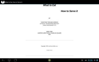 What to Eat, How to Serve it تصوير الشاشة 3