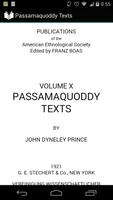 Passamaquoddy Texts โปสเตอร์