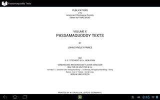 Passamaquoddy Texts Ekran Görüntüsü 2